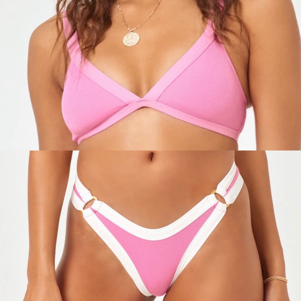 Nwt L*Space Farrah Top+ Anna Bottom Bitsy Size Small